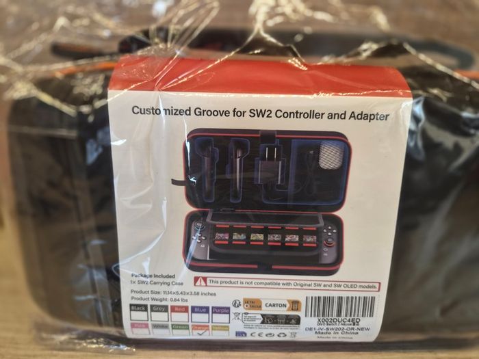 OIVO Switch 2 Carrying Case Compatible with Nintendo 2 2025, Large Switch 2 Travel Bag Fit for Joycon & Adapter