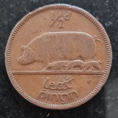 Ireland 1935 Half Penny coin