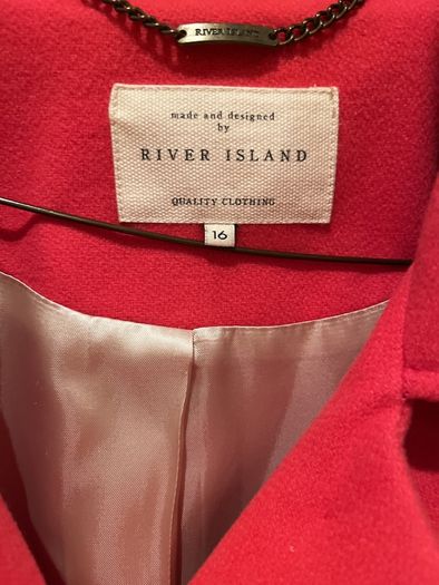 Pink River Island Coat