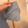 Max Mara top in lovely blue last season Image 4