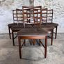 Mid Century Modern Teak Extendable Dining Table and Chairs by McIntosh Image 5