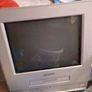 Retro Samsung portable 14 inch CRT TV with built in VHS player Image 4