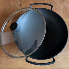 Le Creuset Large Wok 36cm with glass lid