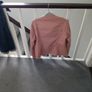 womens pink faux  leather jacket Image 2