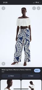 H&M wide leg trousers