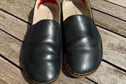 38EU Vivibarefoot MATA black slip-on wild hide leather