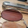 Vintage 90s Guess Sunglasses GU5017. Oval Wire Frame with Original Case. Image 10