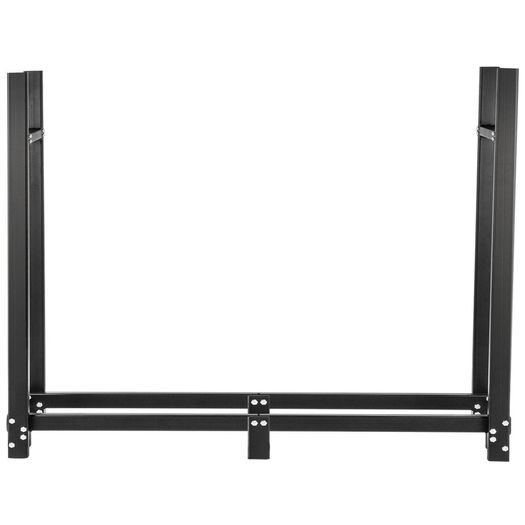 2.44m Steel Firewood Rack with Cover