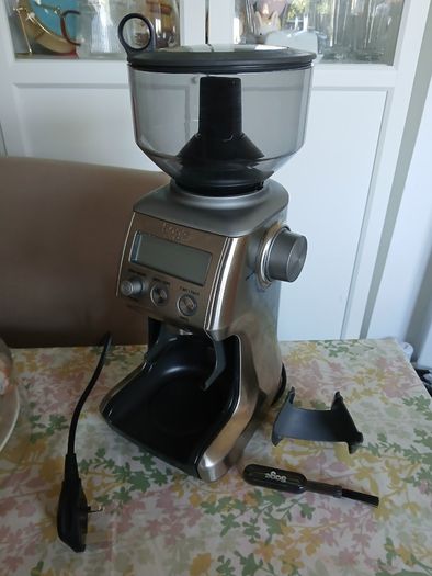 SAGE BCG820BSSUK Smart coffee Grinder Pro silver