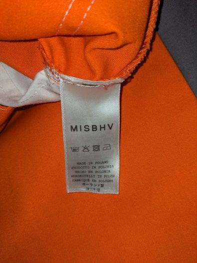 MISBHV Orange Straight-leg Trousers