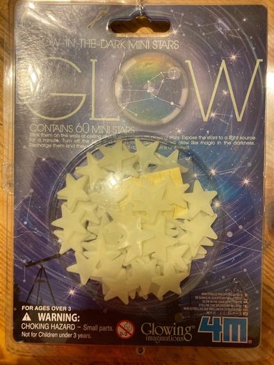 3 Pkts for children. Glow in the dark stars & Sheep.  / Safety mini bath mats. New