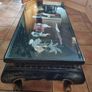 Chinese coffee table made of black lacquer (chinoiserie type) Image 5