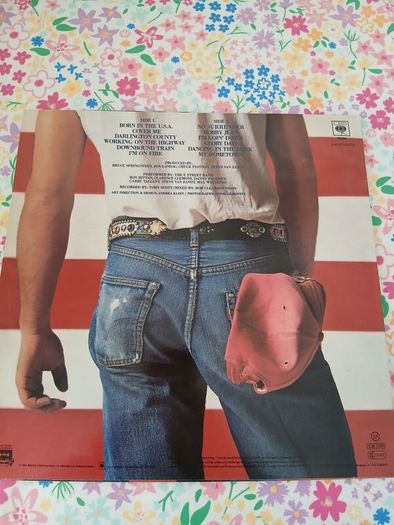 Bruce springsteen born in the usa vinyl, rare irish pressing