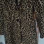 Mango leopard print faux fur coat size S Image 3