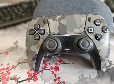 Sony PlayStation 5 DualSense Controller Grey Camo, Lightly Used