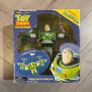 Vintage Disney Toy Story Adventures In Andy Room Flying Buzz Lightyear Action Figure 2002 Brand New Boxed Image 2