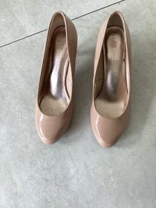 M&S nude colour high heel shoe. Size 4.5 or 37.5