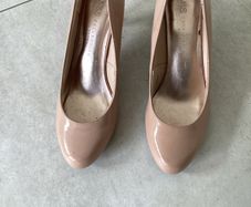 M&S nude colour high heel shoe. Size 4.5 or 37.5
