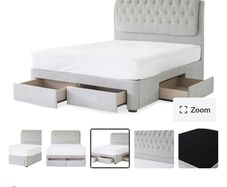 king size bed frame & mattress