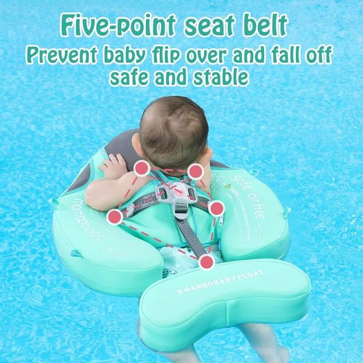 HECCEI Baby Swim Float with Canopy, Non-Inflatable Solid Baby Float  (Special Edition)