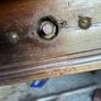 Vintage maghoney  table .  With extending  winder Image 7