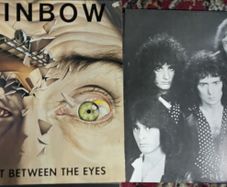 Irish first release Rainbow Straight Between the Eyes original first Irish press vinyl record