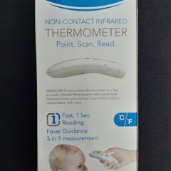 Off body infrared Thermometer in box