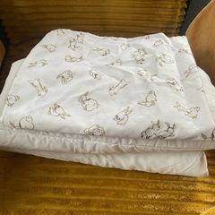 Ikea cot quilt and cover
