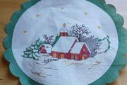 Beautiful New Winterly printed Doily