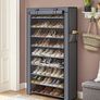 10-Tier Shoes Rack with Dustproof Cover, 28 x 88 x 160 cm, Shoe Storage Cabinet, Shoe Organiser, Shoe Stand Holds 40-50 Pairs of Shoes, for Living Room (FREE SHIPPING) Image 5