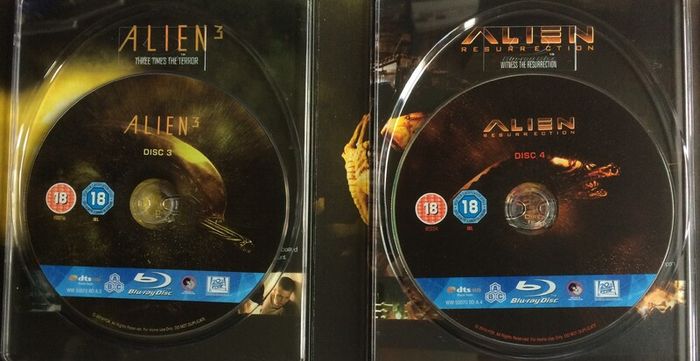 Alien Anthology Boxset (1979-1997) Sigourney Weaver [4xBlu-ray Movies]