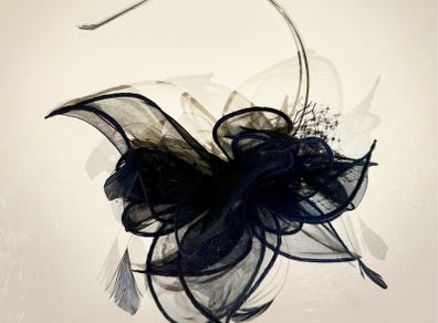 Fascinator in black