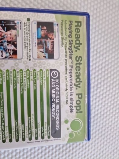 Singstar Popworld PlayStation2 Ps2 Games Original