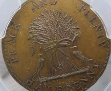 Ireland Munster Halfpenny Token PCGS MS63BN Rare this Nice