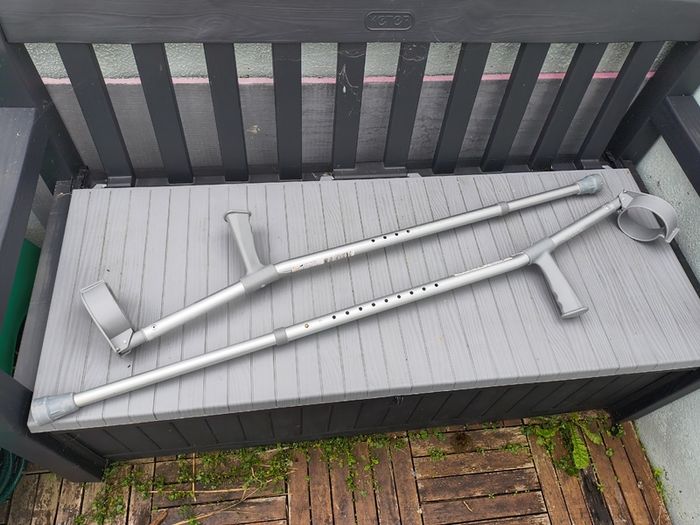 Sunrise Medical adjustable crutches