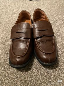 Women's Brown Penny Loafers