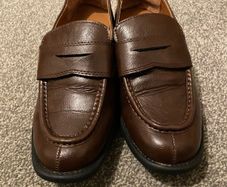 Women's Brown Penny Loafers