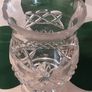 nice galway crystal hurricane candle holder Image 2
