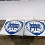 3 X Vintage Lancia Car Dealership Signs Image 8