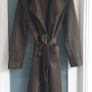 MADISON khaki midi length coat with stud detail open front with tie Sz L (12-16 UK) - Rrp 289 (New) Image 2