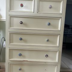 Cream chest of drawers