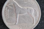 Ireland 1961 Mule Half Crown coin