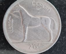 Ireland 1961 Mule Half Crown coin