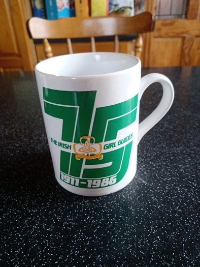 Irish Girl Guides 75 Year Celebration Mug 1986