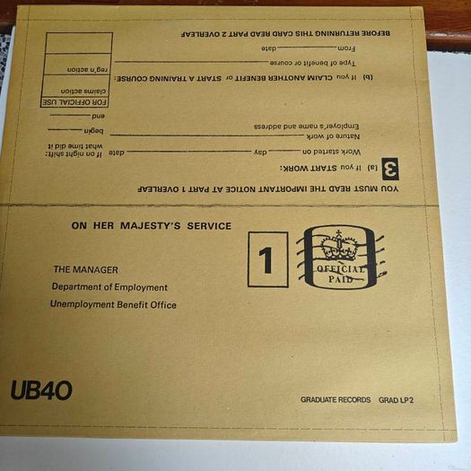 UB40, Signing Off LP, original, Reggae