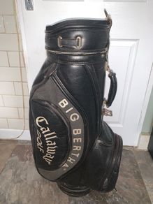 Large Leather Callaway big Bertha Golf bag - Used