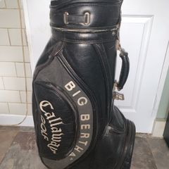 Large Leather Callaway big Bertha Golf bag - Used