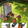 Garden Dump Cart 362kg with Fence Image 7