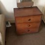 Vintage Dressing table with mirror and 3 drawers Image 2
