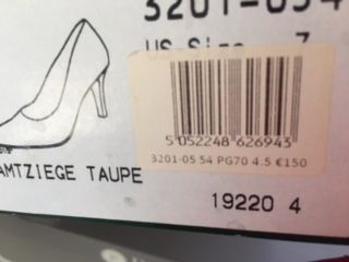 Taupe Suede Court Shoe (37) PAUL GREEN